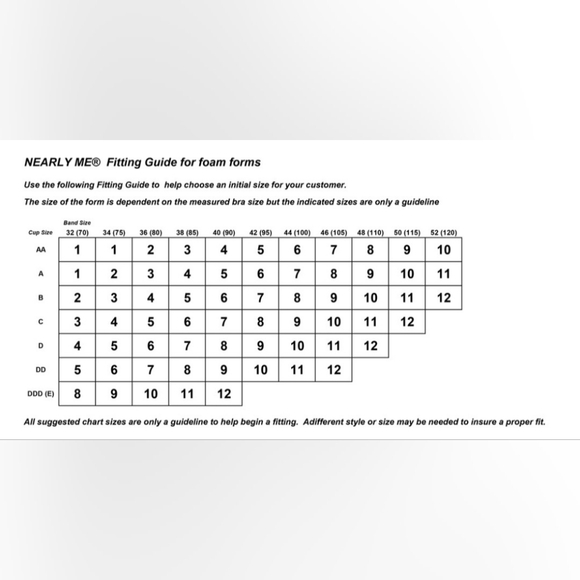 Nearly Me Mastectomy Products Foam Breast Form Prosthesis Size 6 Style #420 - Picture 5 of 5